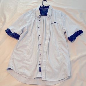 7Diamonds SoulWax Men’s Straight Fit Button up T-Shirt